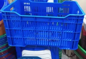 Blue Plastic Basket