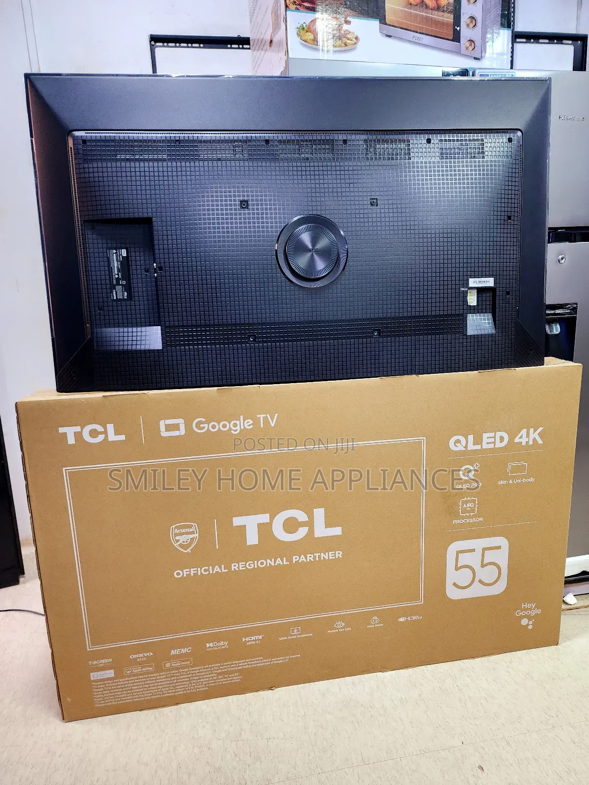 TCL Google QLED 55inches Smart Tv With Subwoofer Speaker