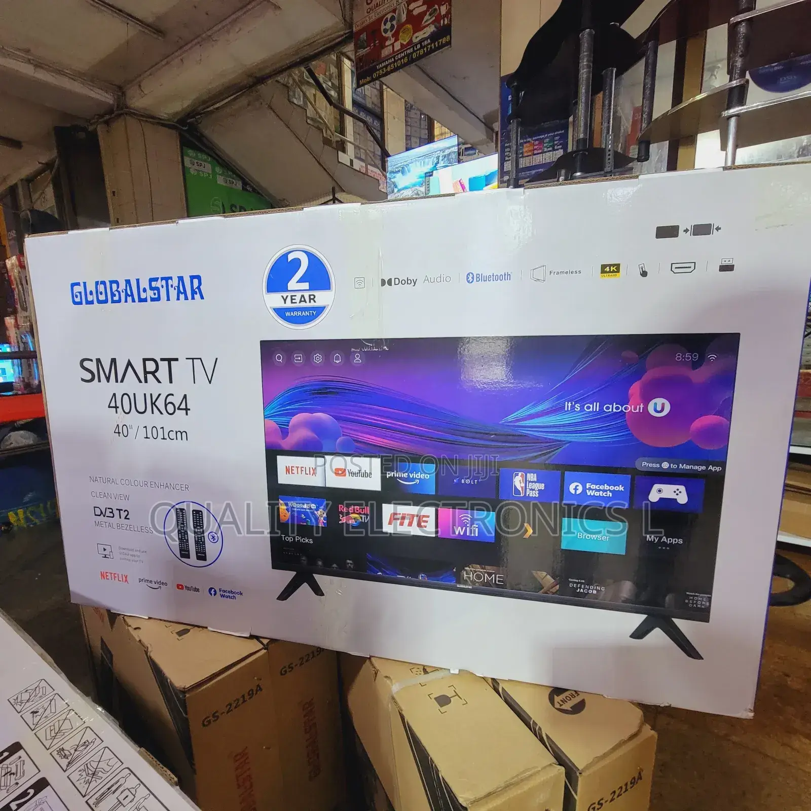 Globalstar 40 Inches Smart Tv With Bluetooth