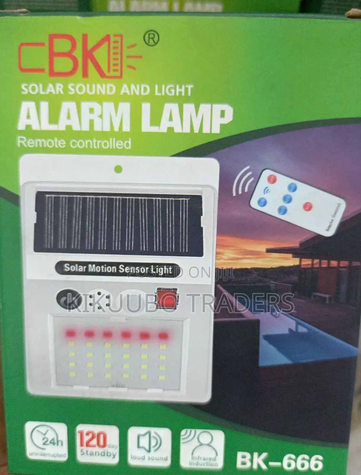 Remote Controlled Solar Light With Sound Alarm
