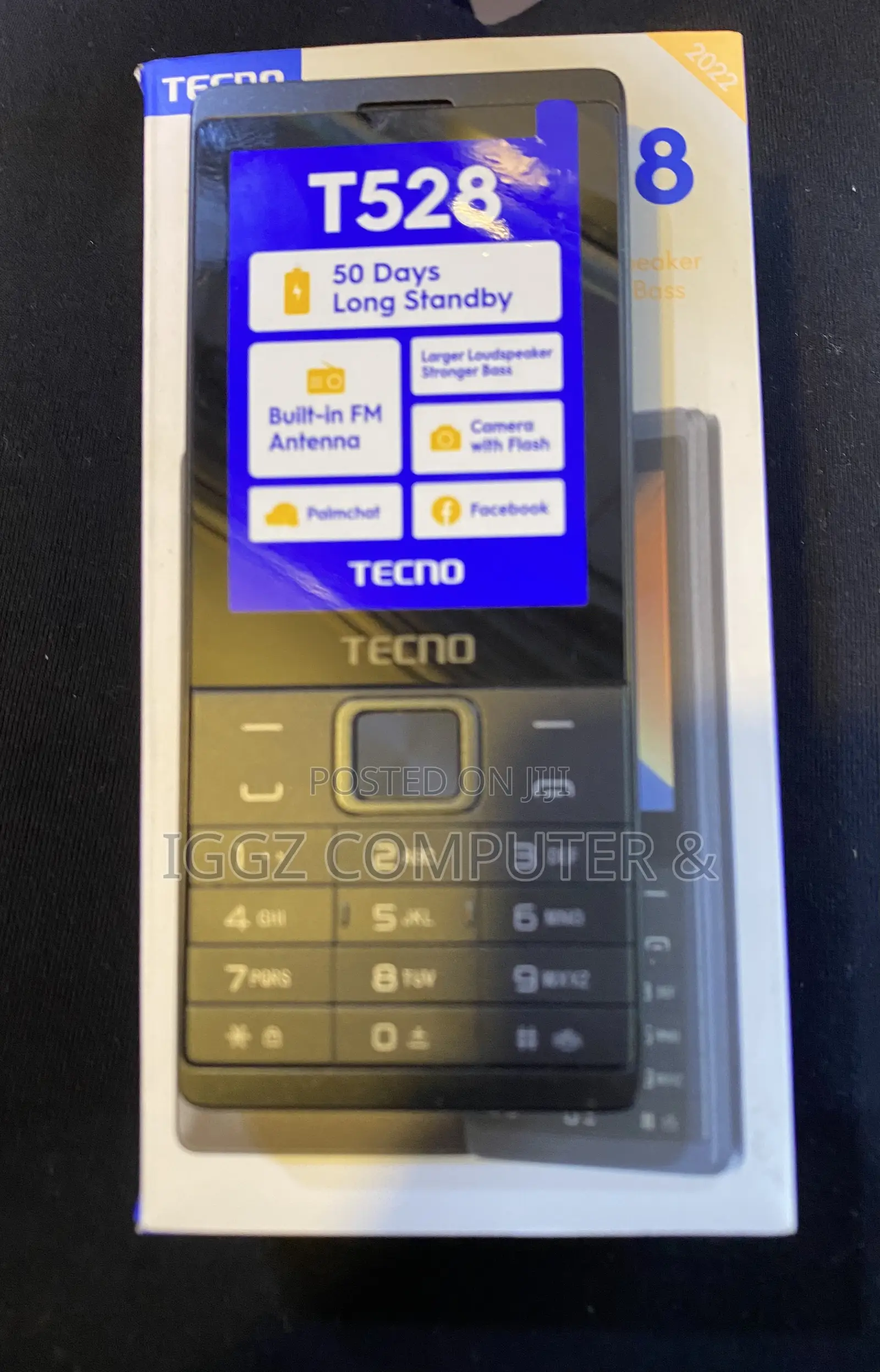 New Tecno T528 Black
