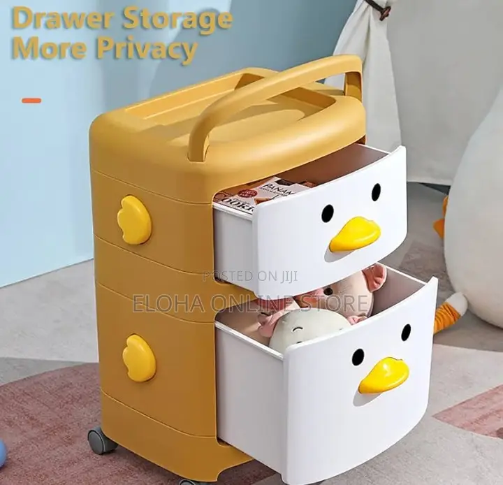 2 Tier Plastic Storage Cabinet