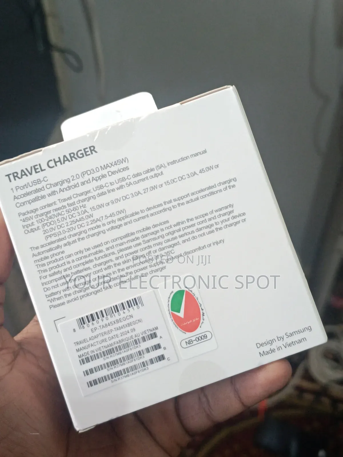 Sumsung 45w Charger Original