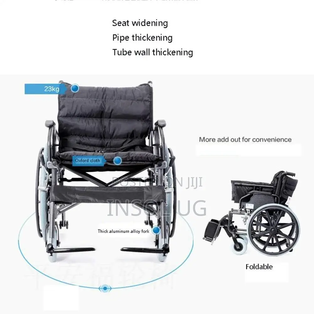 Extra Wide Wheelchair - Heavy Duty