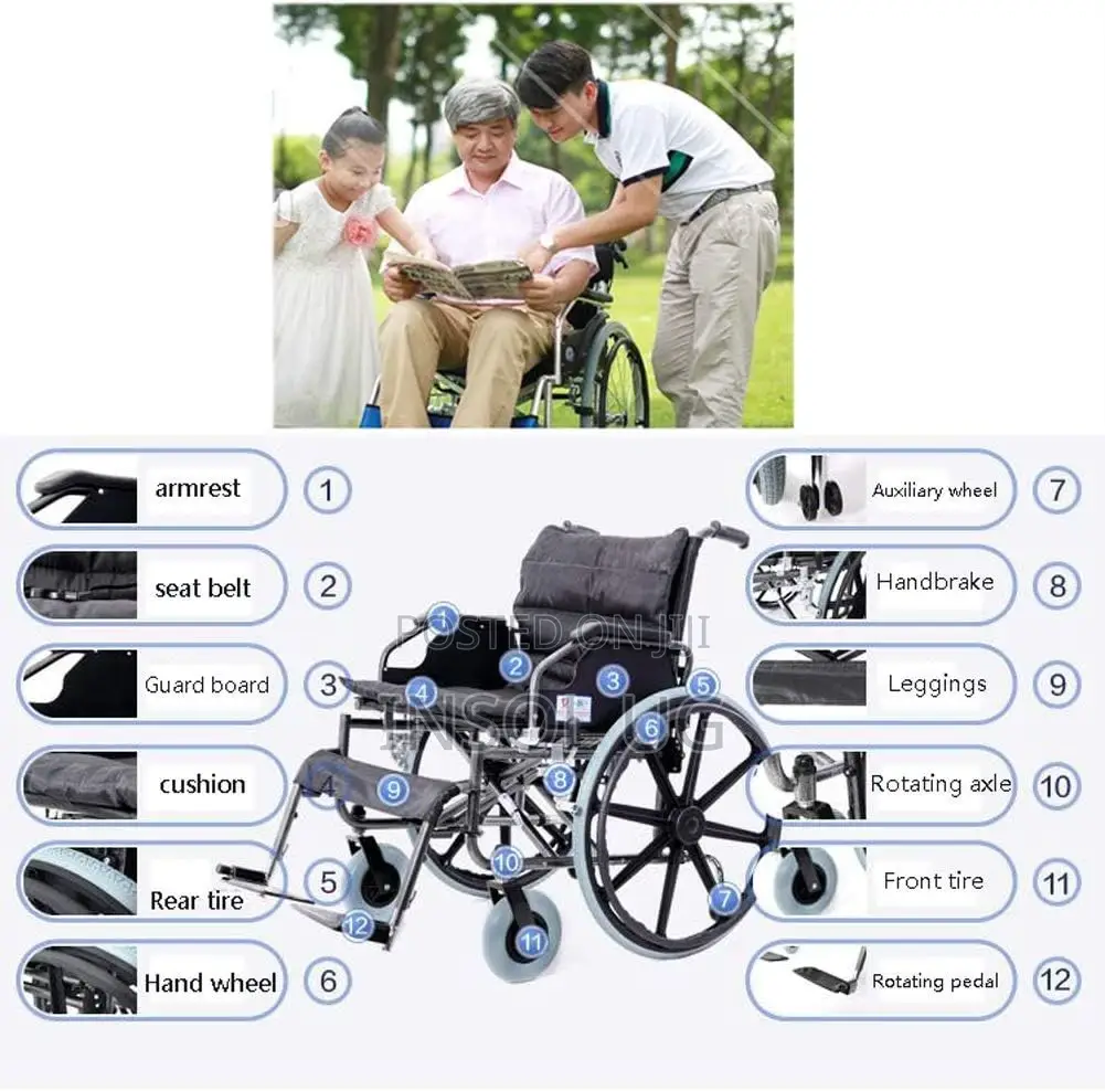 Extra Wide Wheelchair - Heavy Duty