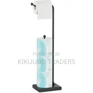 Free Standing Toilet Paper Holder Stand