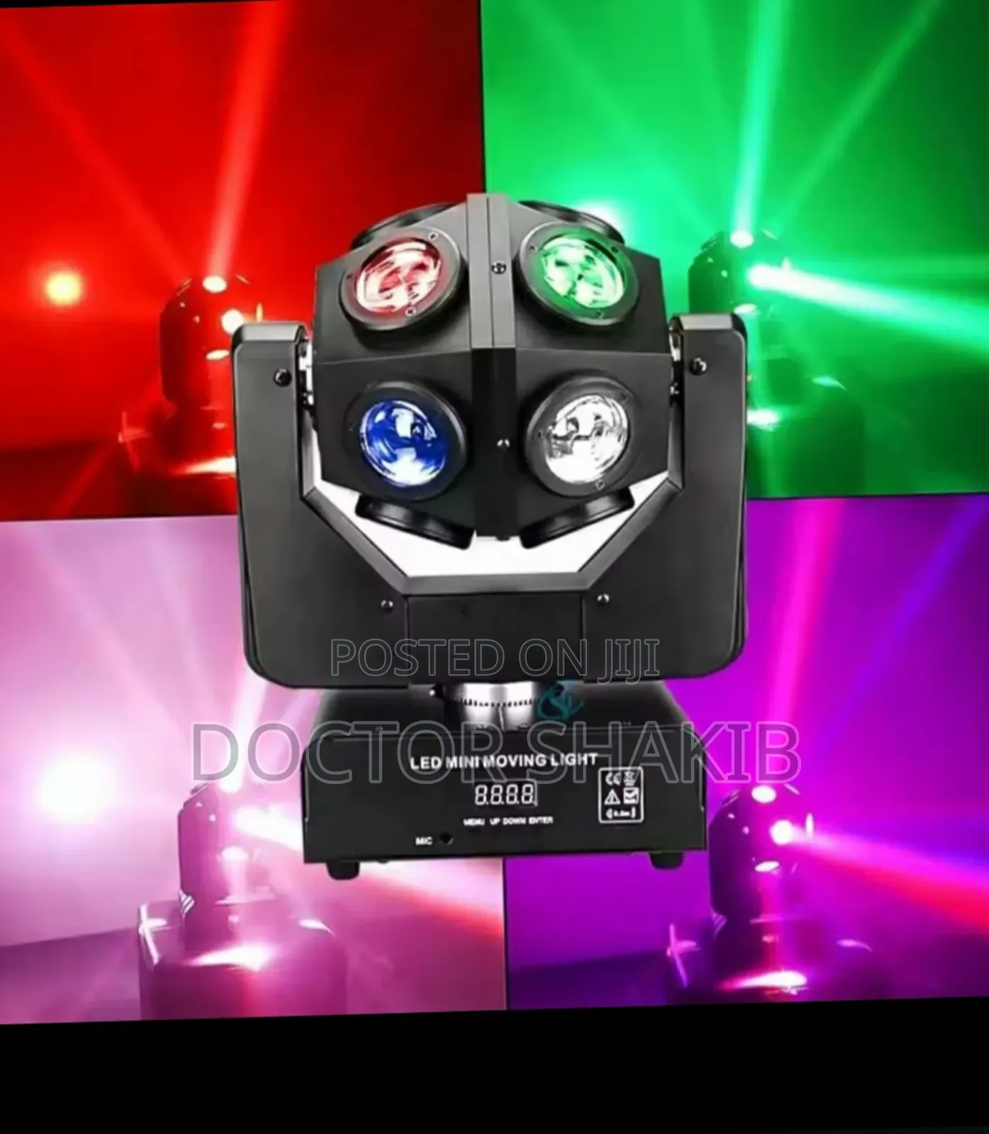 Brand New 12 LED Eyes RGBW Moving Head Beam Light for Discos