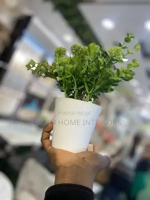 Center Table Green Artificial Deco Plants