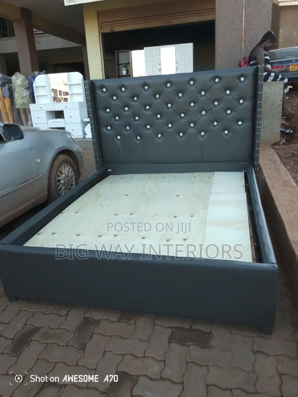 Leather Bed
