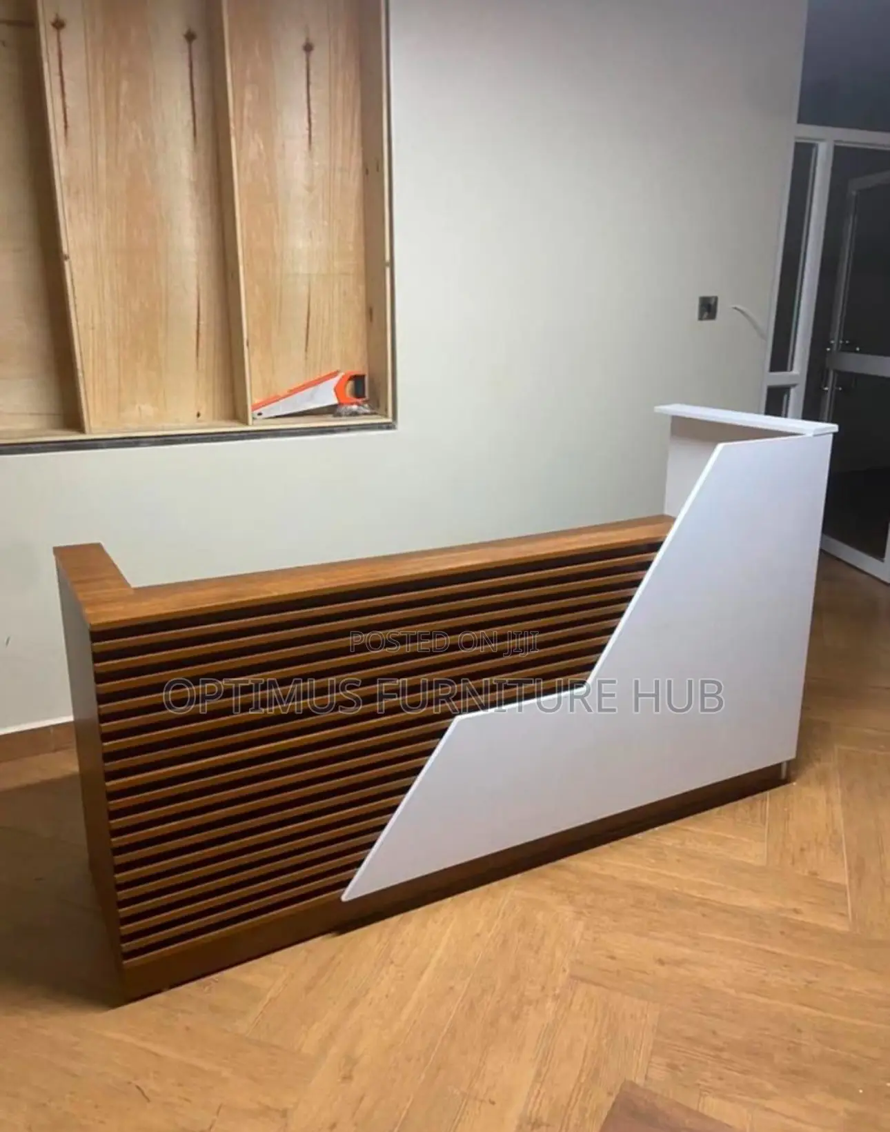 Brown White Desk