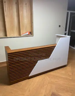 Brown White Desk