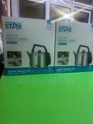 Winning Star 5 Litre Electric Kettle- Silver,Black