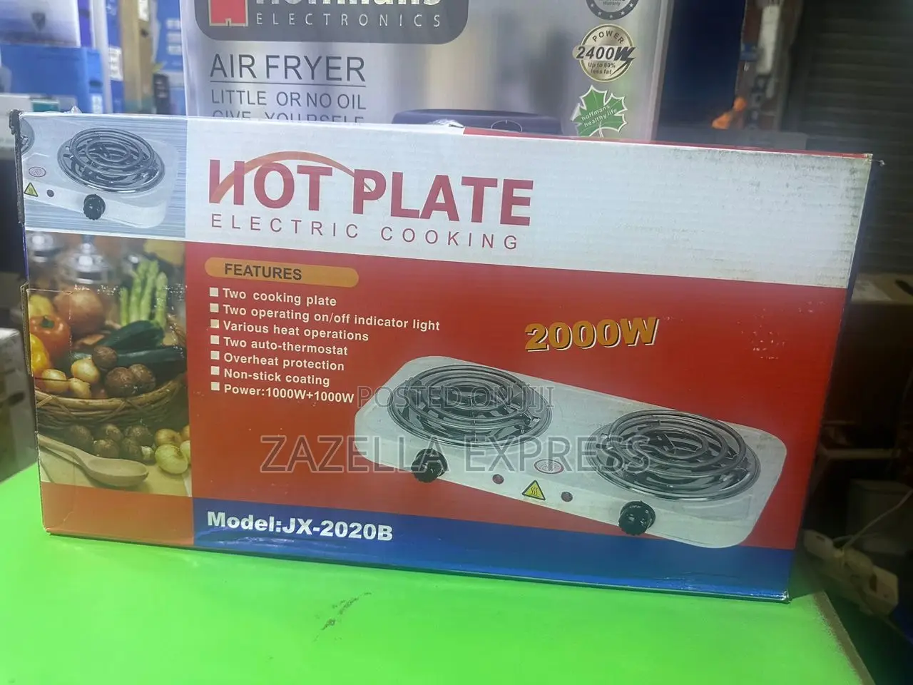 HOTPLATE Double Electric Hotplates || 2000w || JX-2020A
