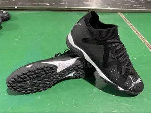 PUMA Future Ultimate Soccer Shoes Men Mid-Top Black