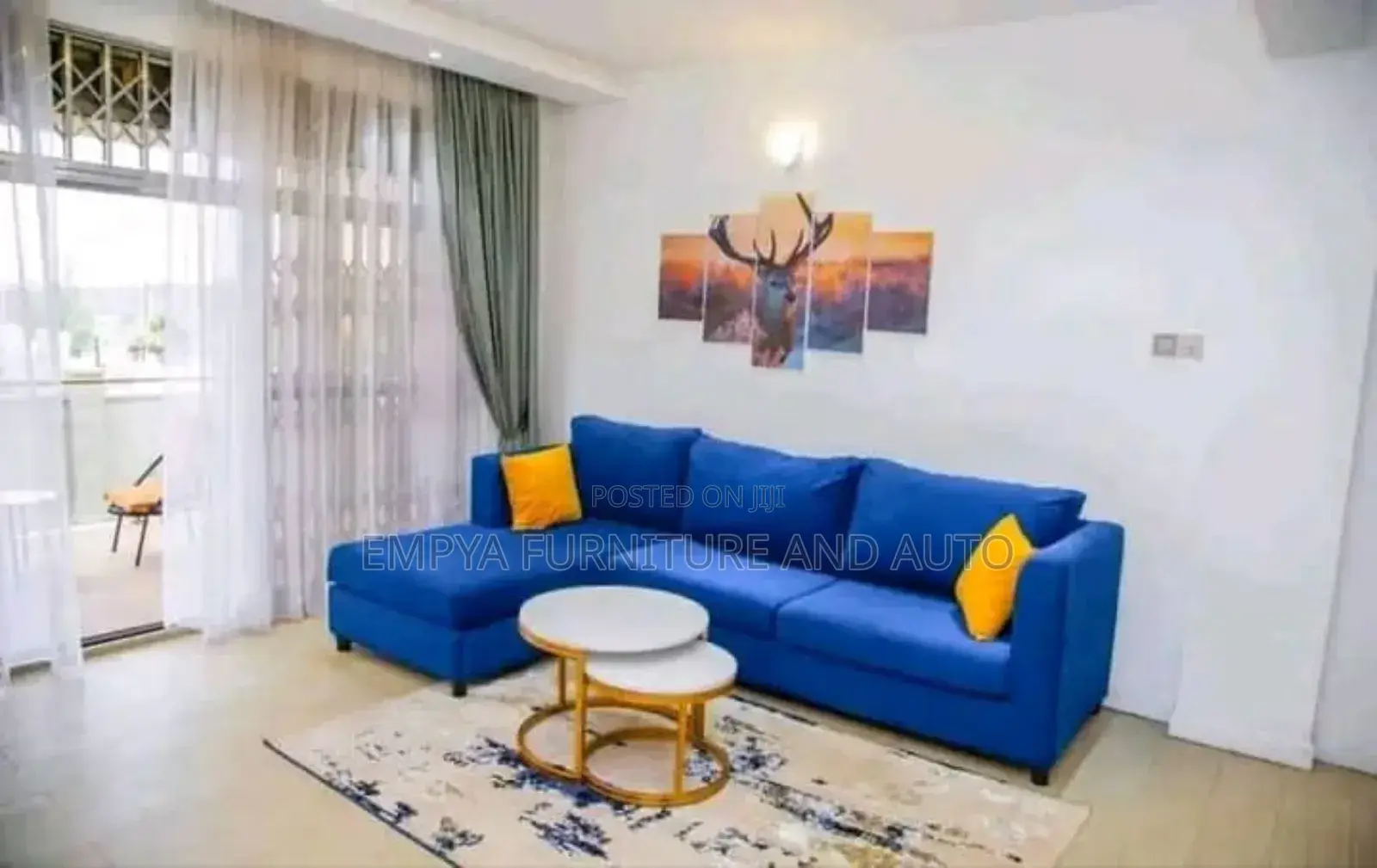 Classic Blue Sofa