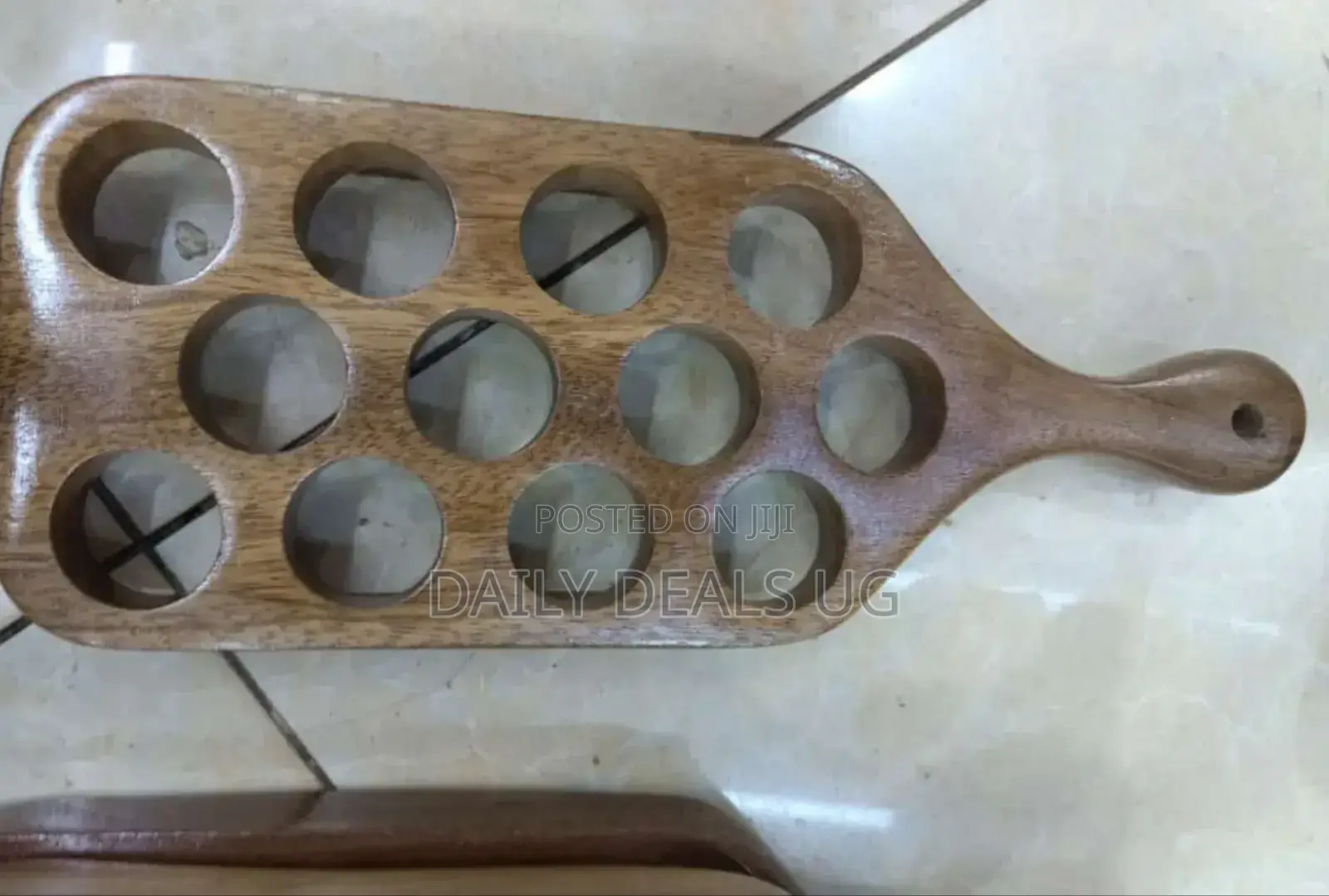 Portable Wooden Shot Glass Holder
