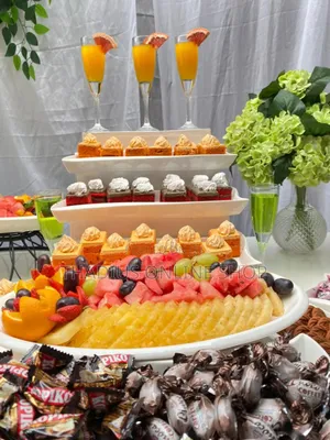 Our Dessert and Fruit Table Made With Art of Good Work