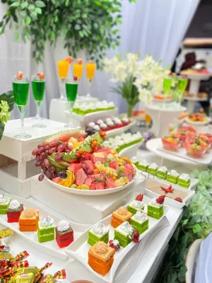 Our Dessert and Fruit Table Made With Art of Good Work