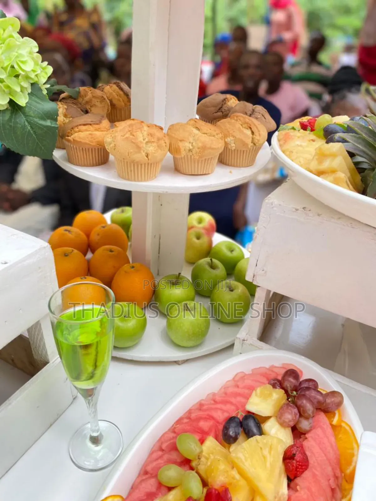 Our Dessert and Fruit Table Made With Art of Good Work