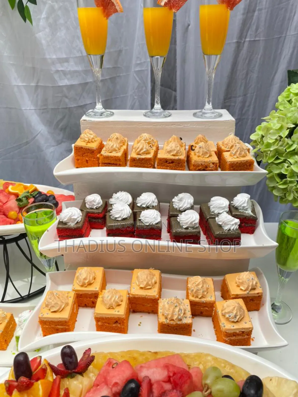 Our Dessert and Fruit Table Made With Art of Good Work