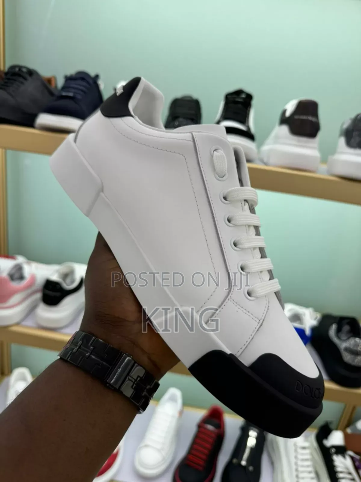 White Luxy Finesse Sneakers