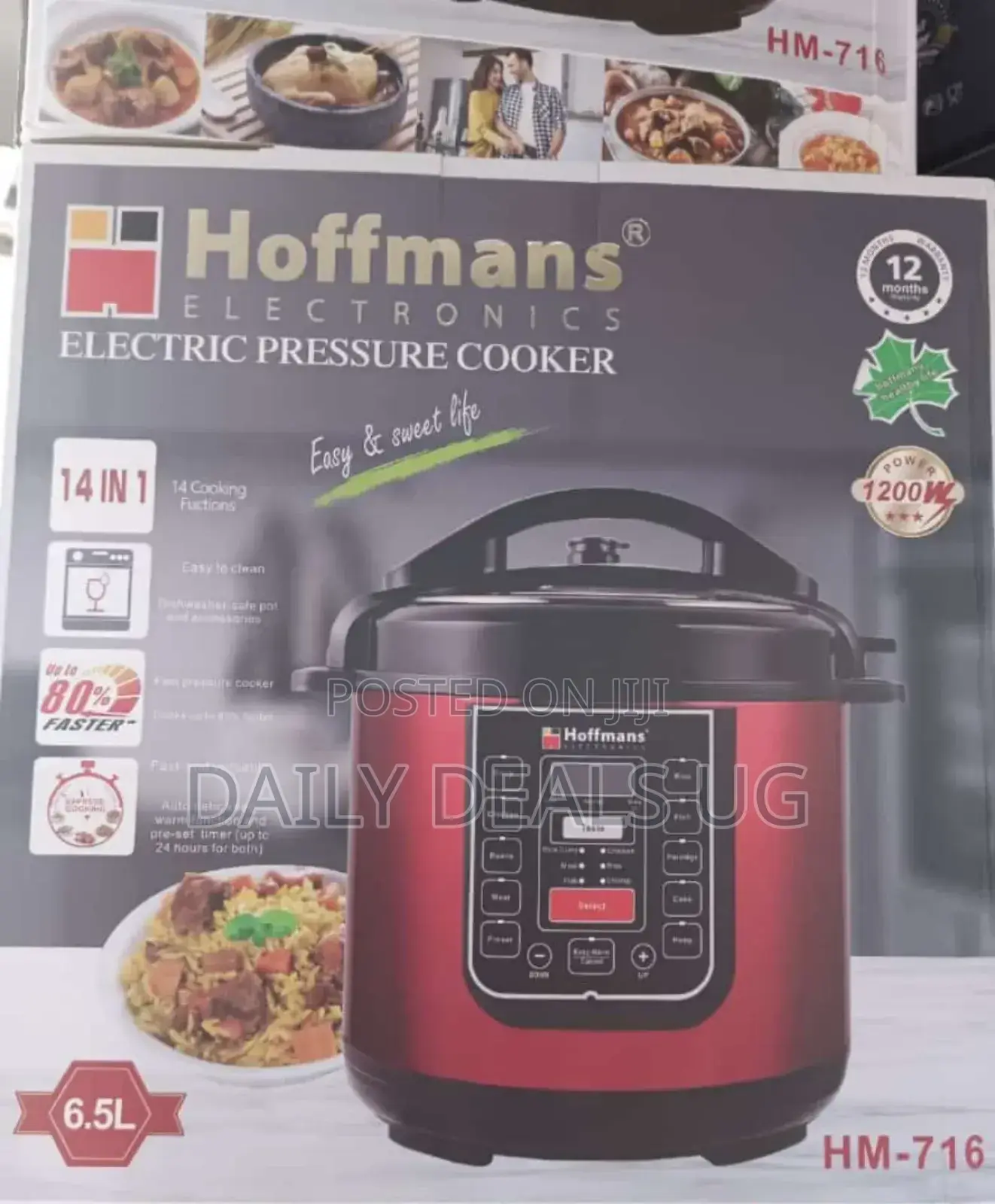 6 .5L Digital Hoffman's Pressure Cooker