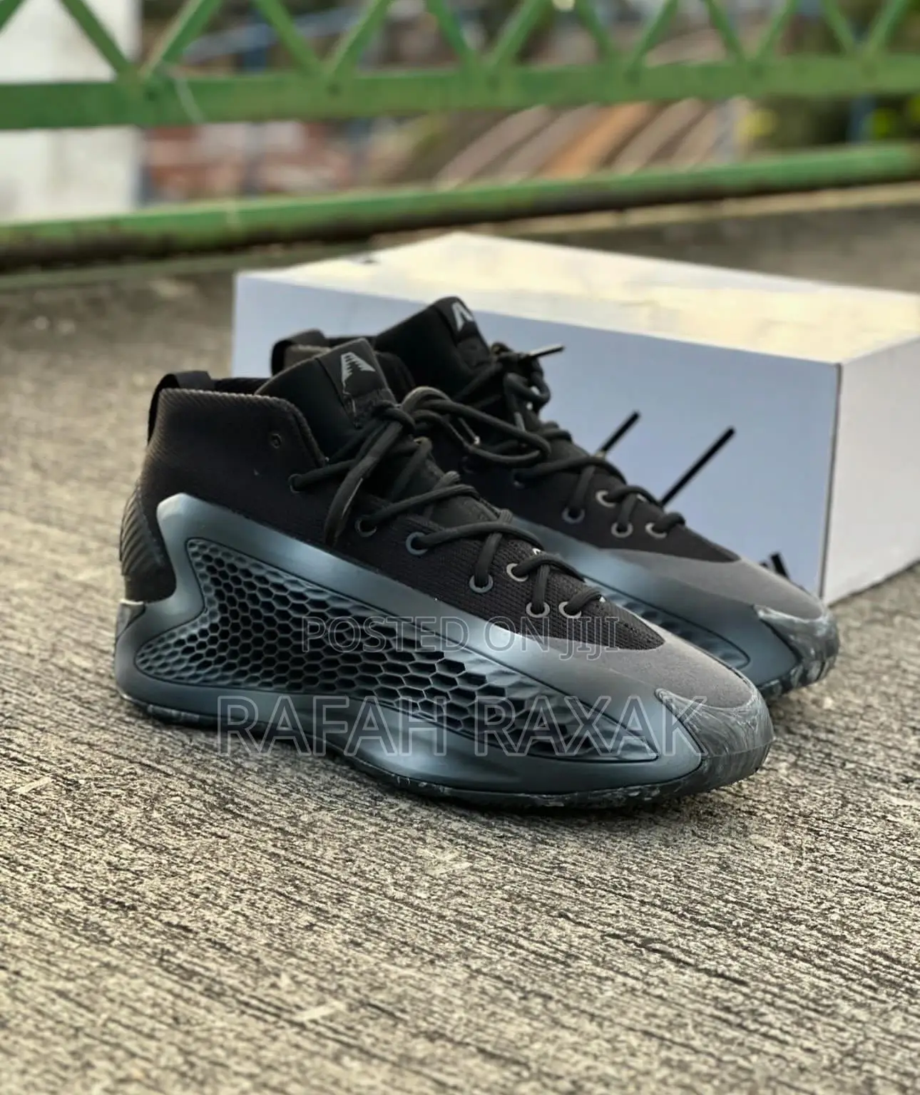 Black Men’S Adidas Anthony Edwards 1 Basketball Sneakers