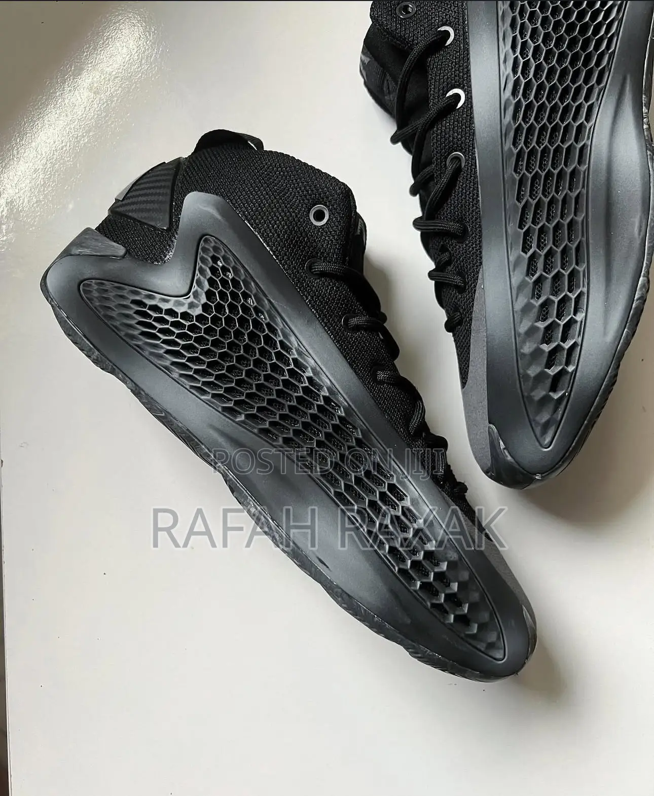 Black Men’S Adidas Anthony Edwards 1 Basketball Sneakers