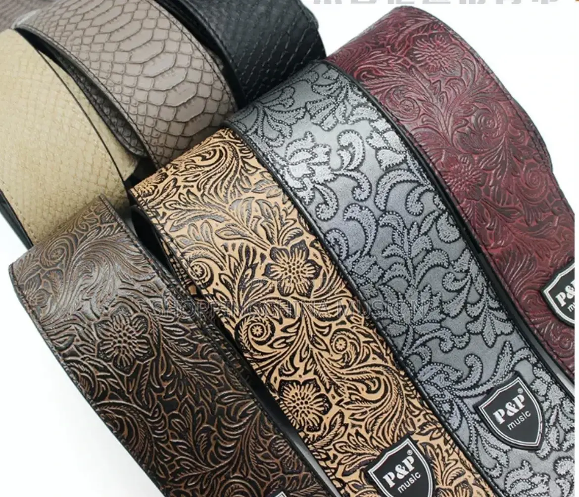 Guitar Strap Leather Belt Acoustic Bass