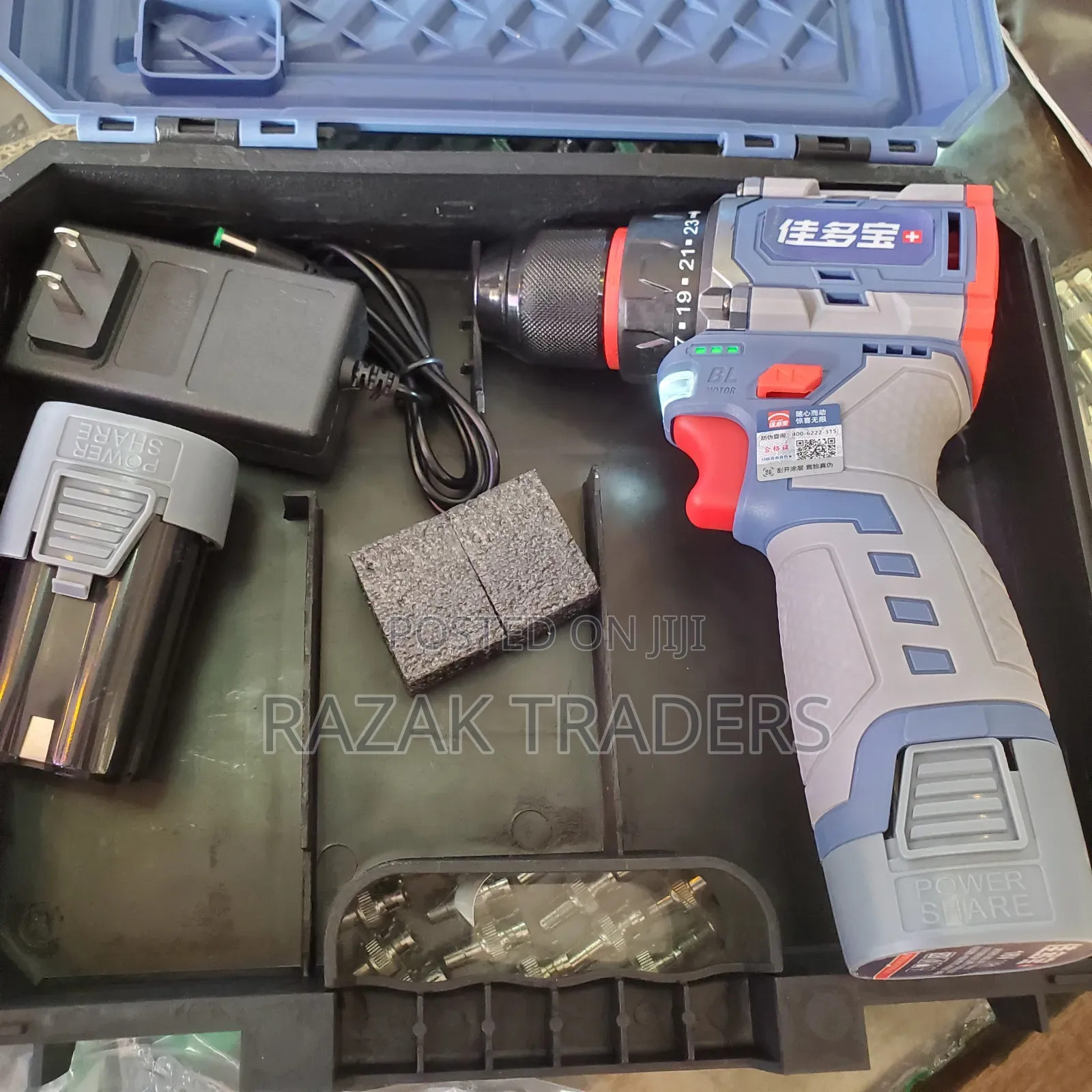 18V Portable Brushless Motor Cordless Impact Drill