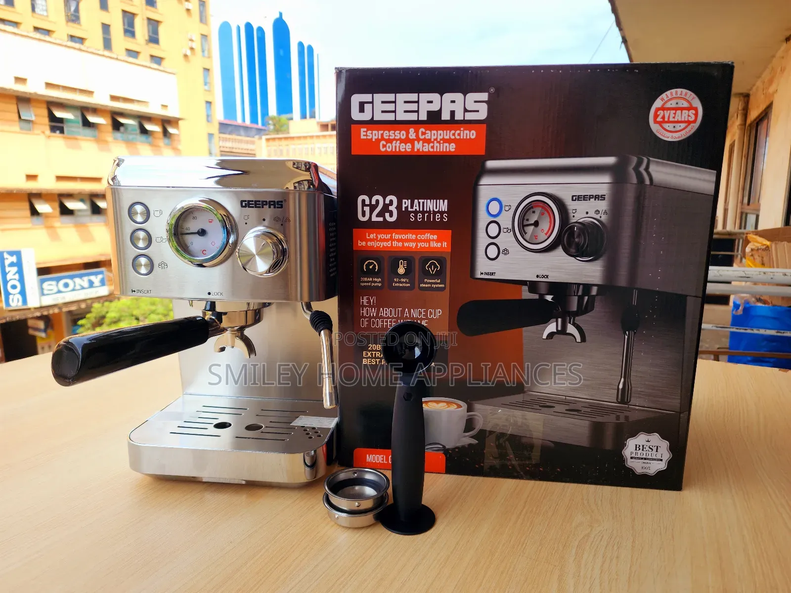 Expresso Geepas Coffee Machine