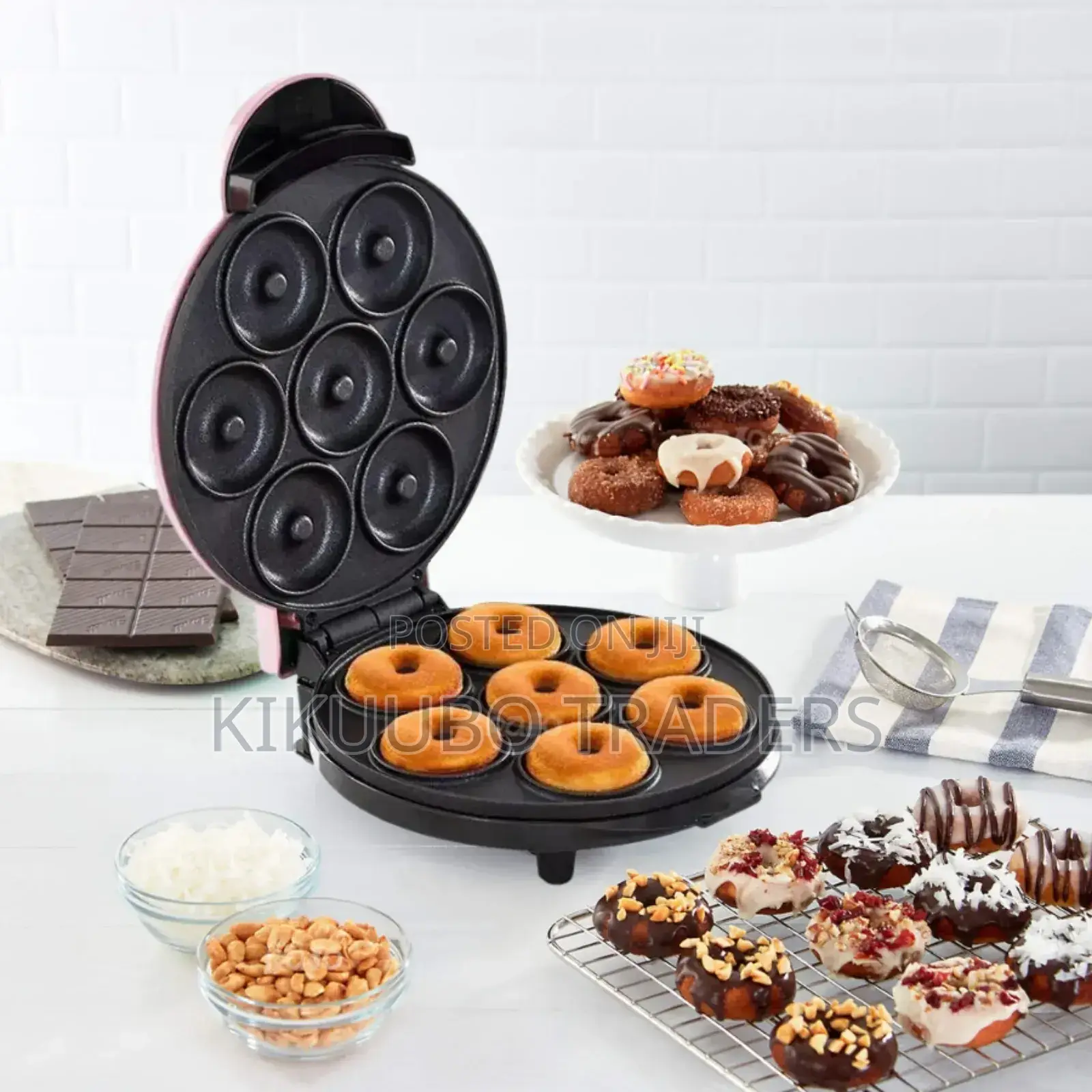 7 Pieces Donut Maker Machine