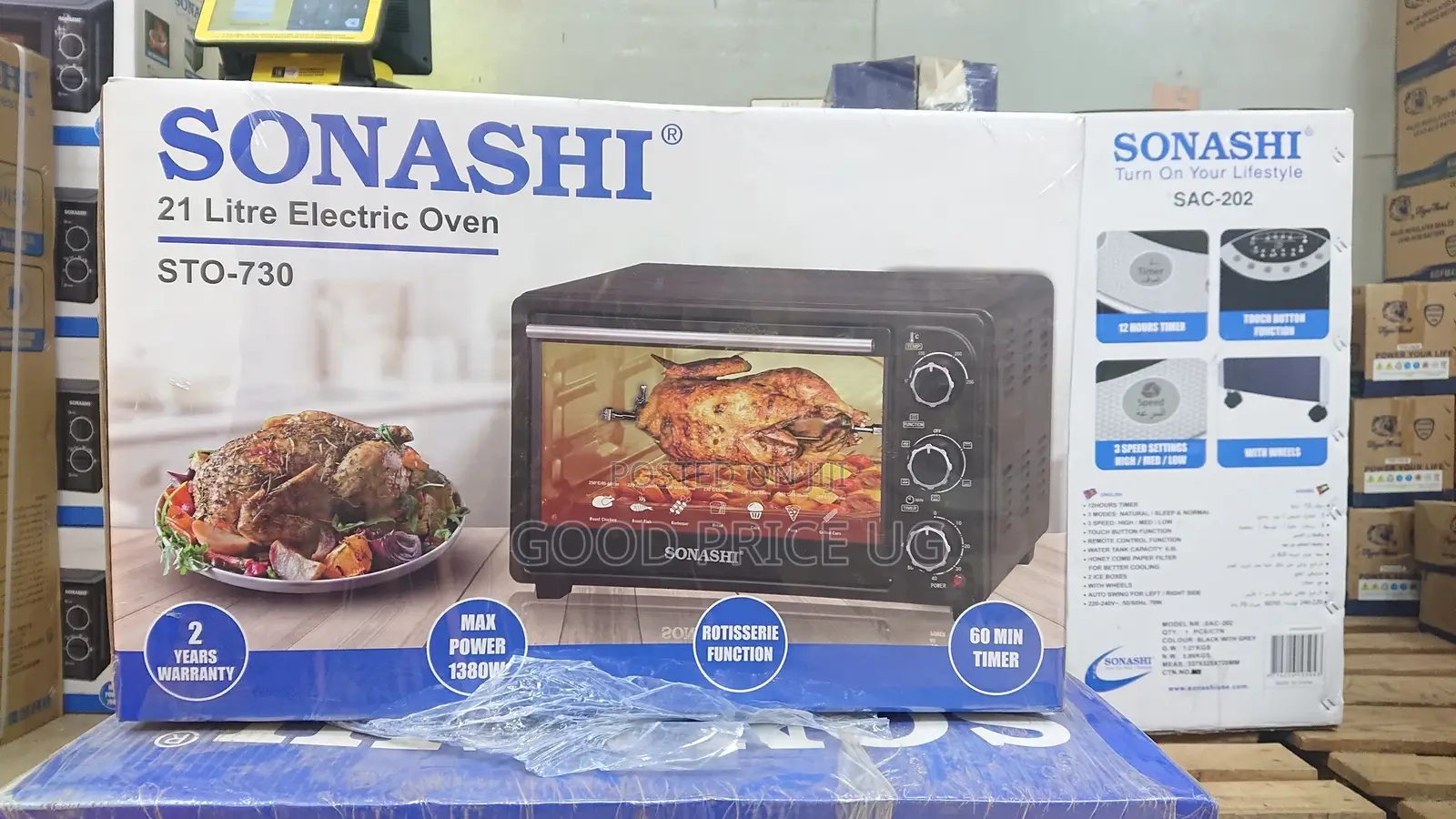 Sonashi 21L Electric Oven Sto-730
