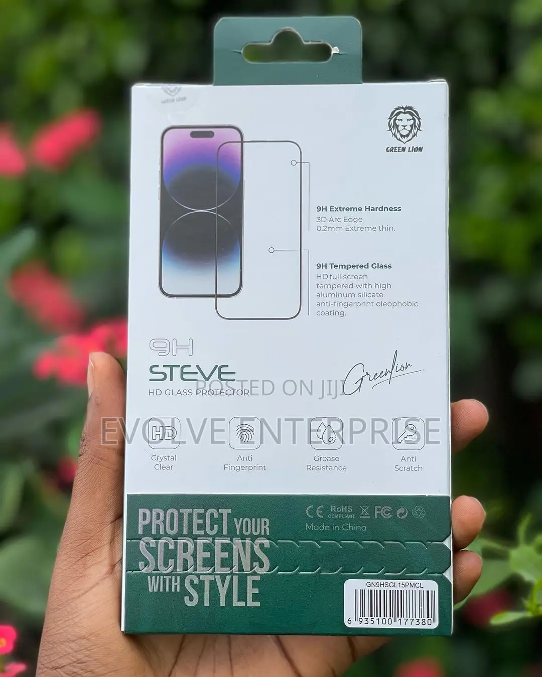 Green Lion HD Glass Protector for iPhone 15 Pro Max