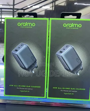 Oraimo 65W USB C Charger,Gan Ultra-Compact Black