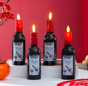 12pcs Wine Shape Led Candle Light