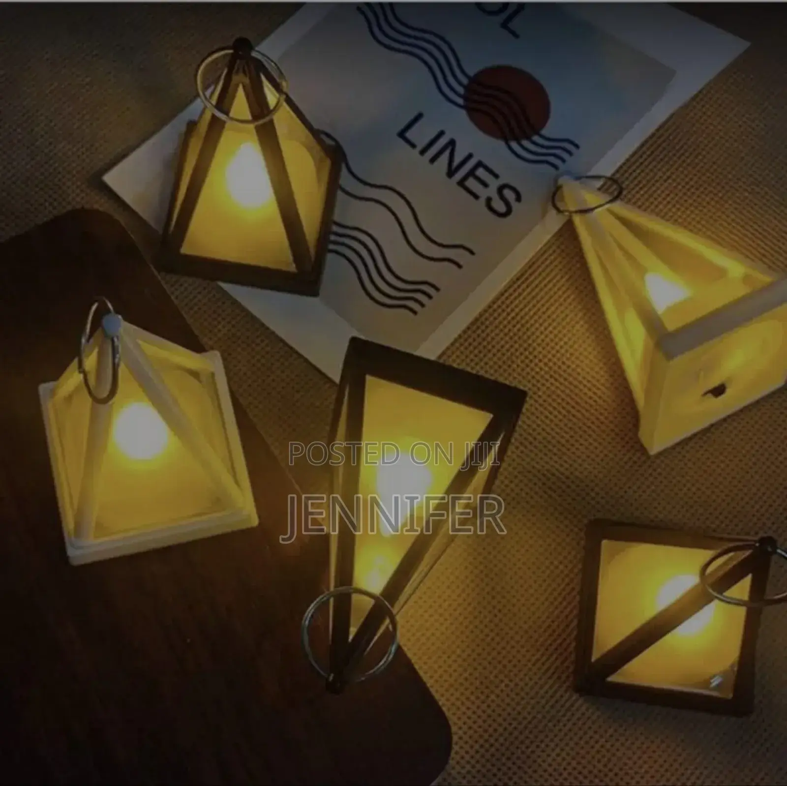 Triangular Wind Light Decoration Lamp