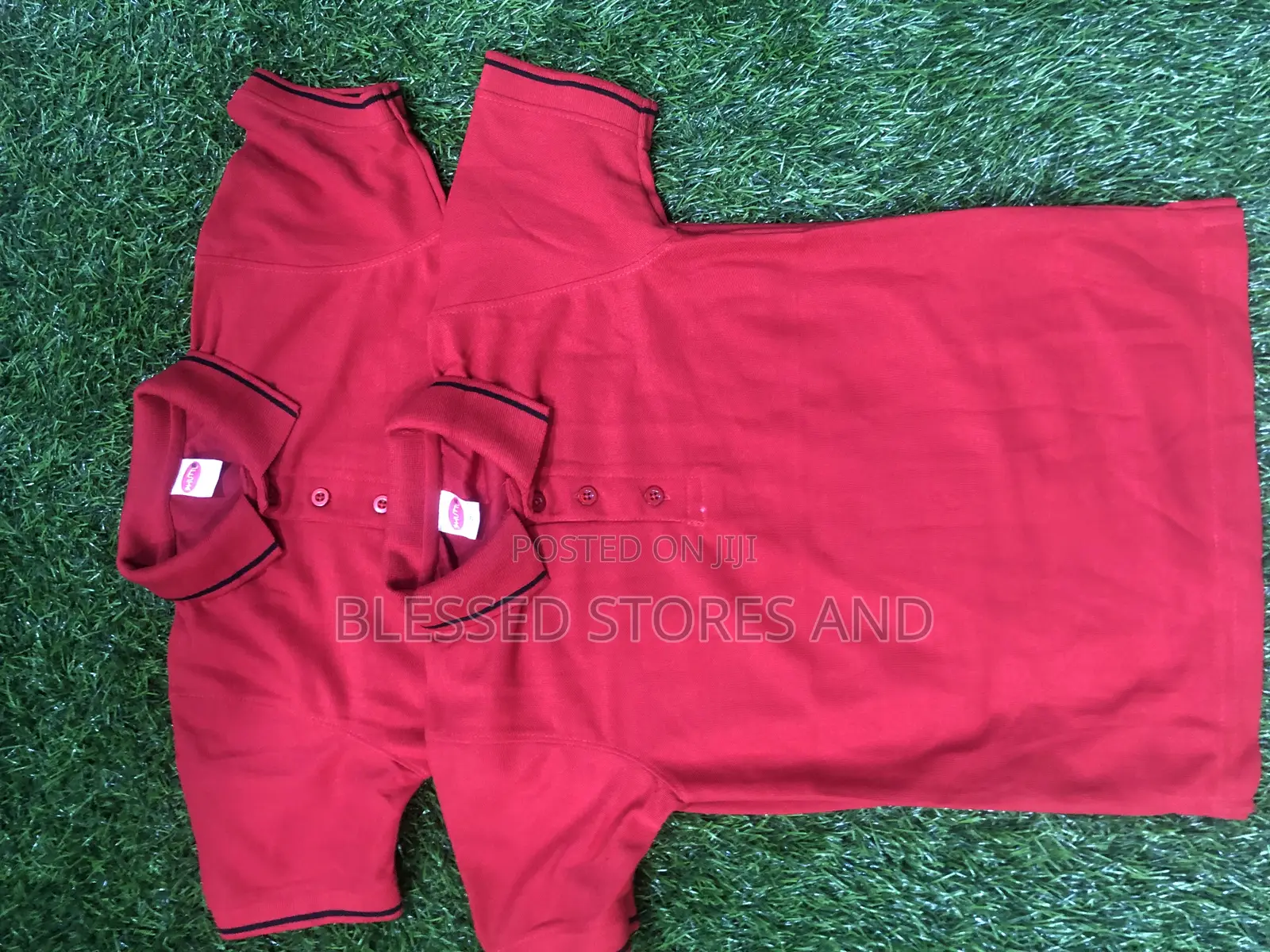 Plain Colored T-Shirts With Collar