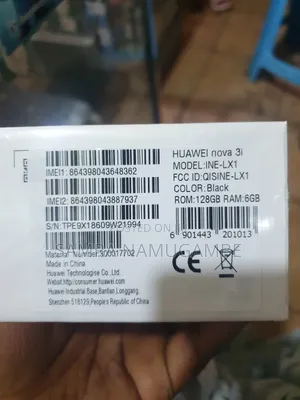 New Huawei Nova 3i 128 GB Black