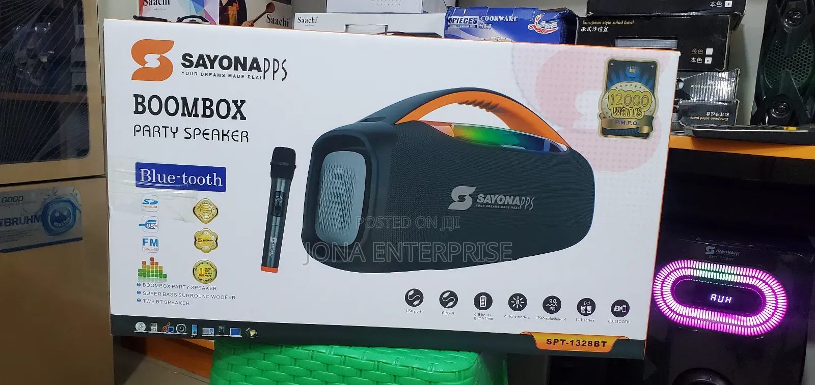 Sayonapps Boombox Party Speaker