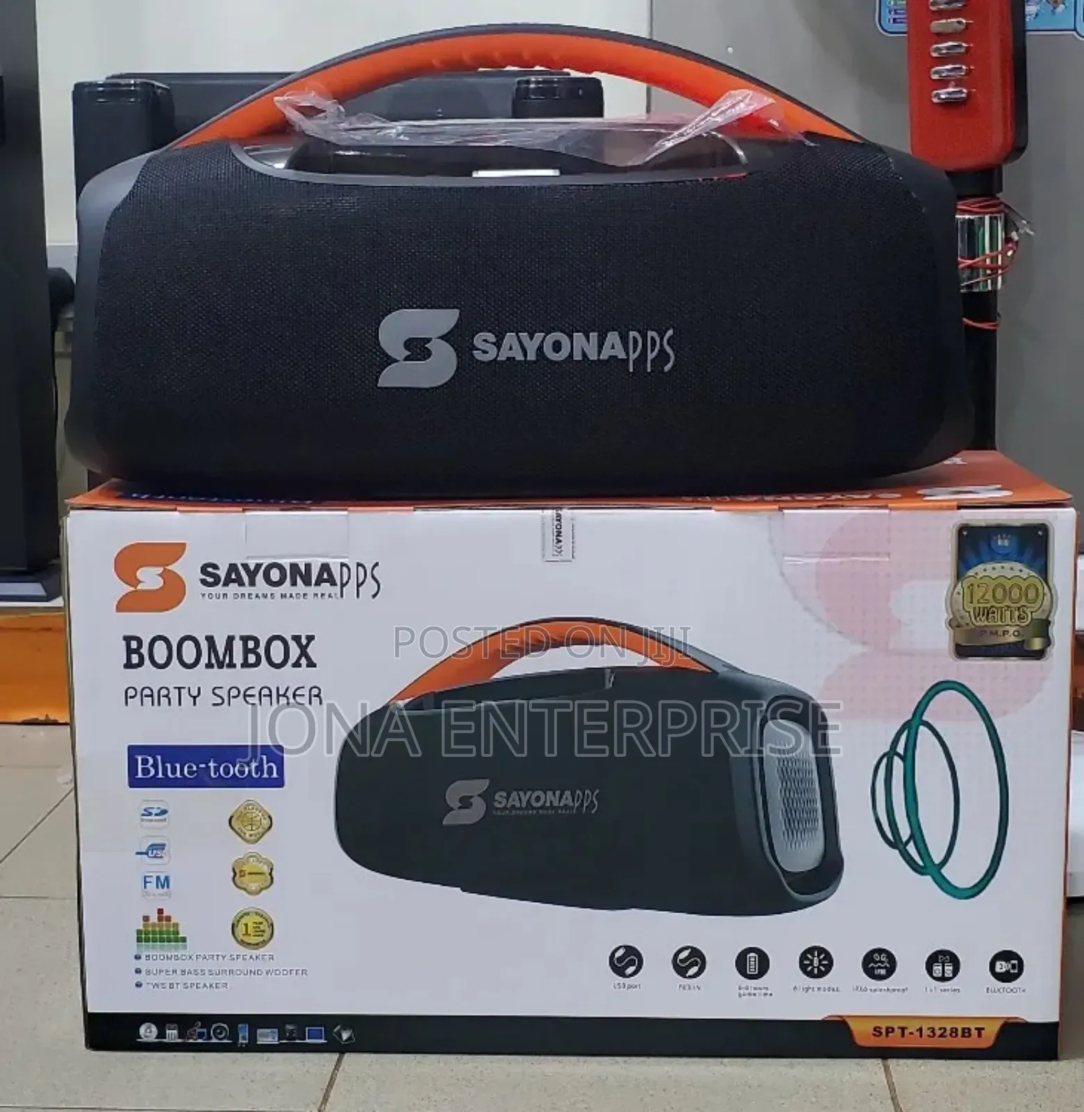 Sayonapps Boombox Party Speaker
