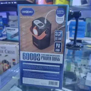 60000mah Omxmo Pd Fast Super Charger Power Bank
