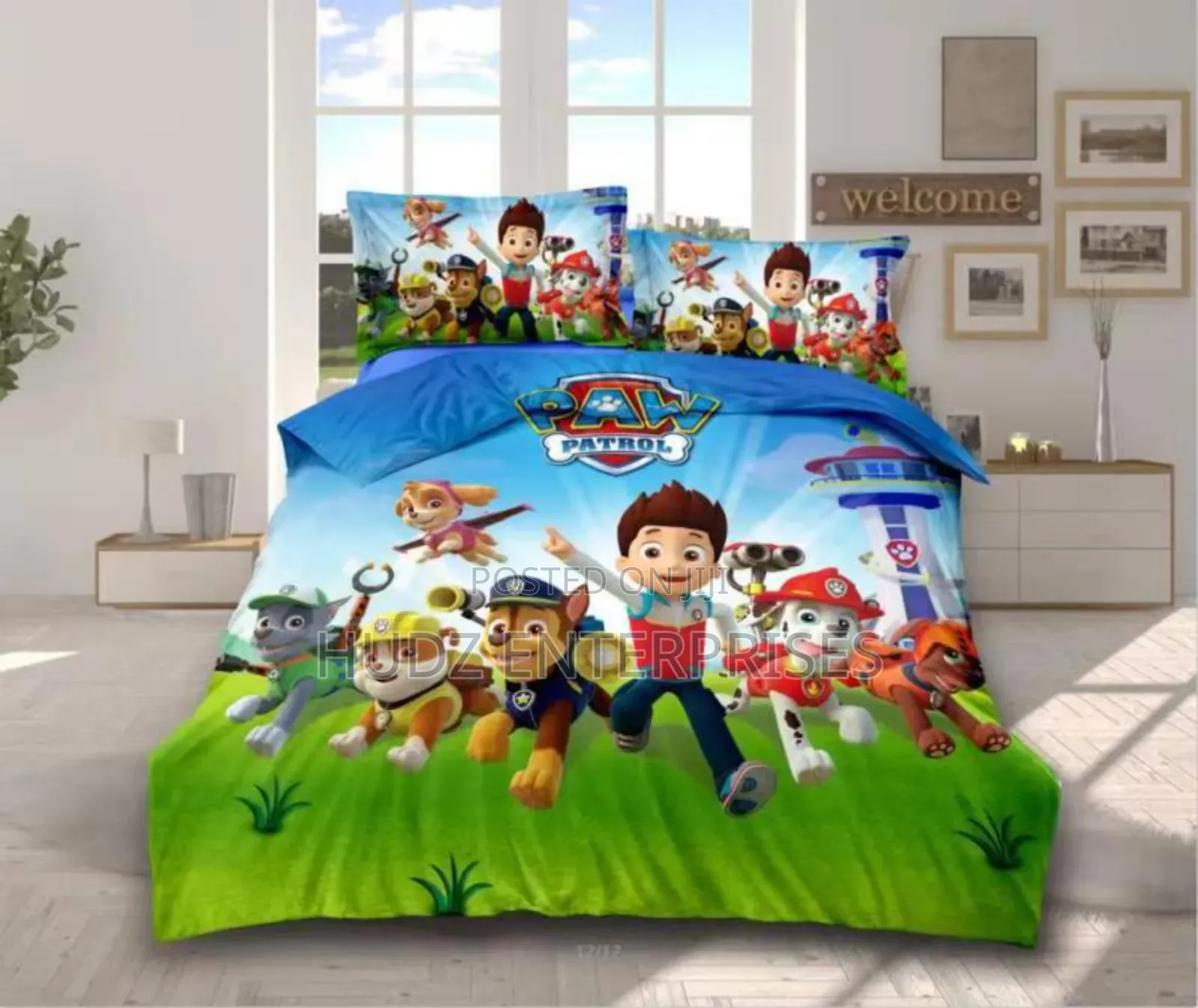 4x6 Kids Cartoon Character Duvet Patrol