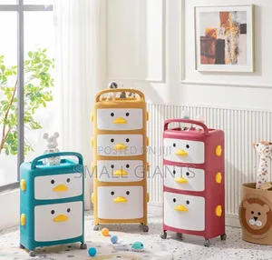 Multi-Layer Children's Toy Storage Cabinet