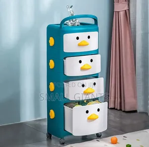 Multi-Layer Children's Toy Storage Cabinet