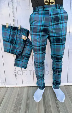Gentle Checkered Pants