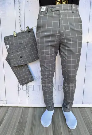 Gentle Checkered Pants