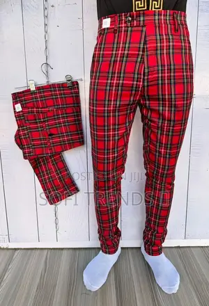 Gentle Checkered Pants