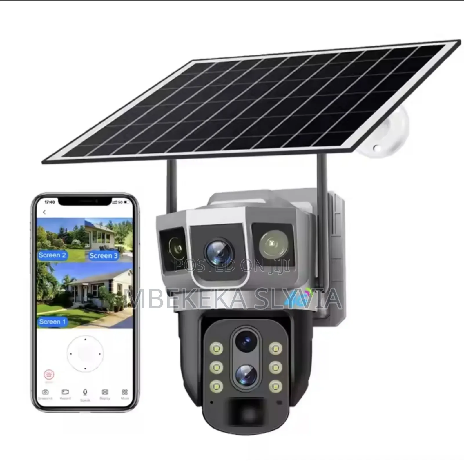 V380 4g Wifi Solar Camera Wireless PTZ Outdoor System