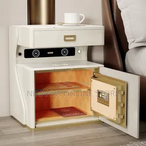 Multifunctional Smart Bedside Table With Safe